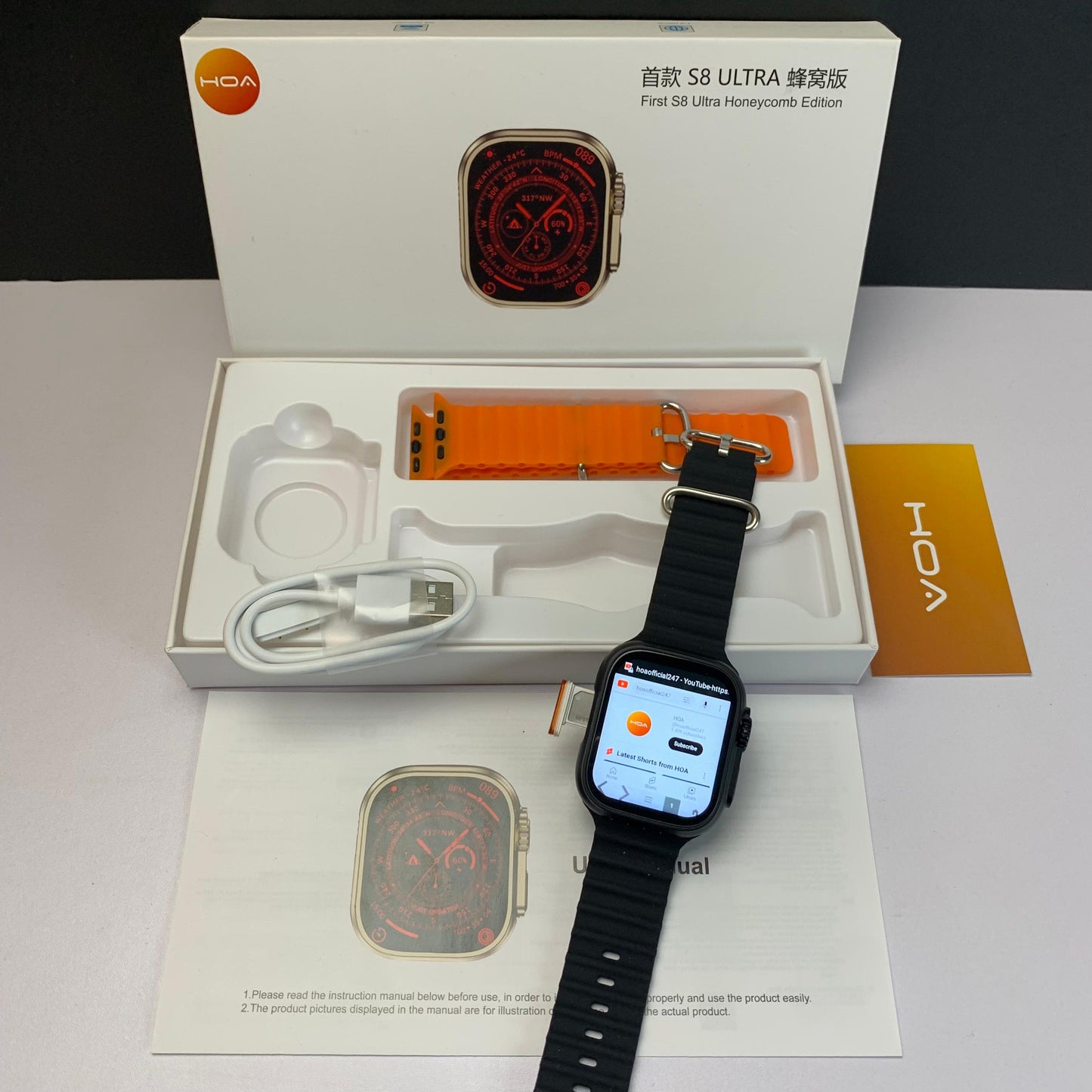 S8 Ultra Sim Supported ANDROID Smartwatch