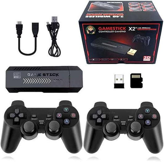 X2 Plus Gamepad with GTA and 3D Games, 2.4g Wireless Controllers with 30,000+ Games