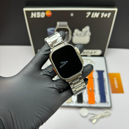 H50 Ultra Smartwatch 7 in 1 + Airpods