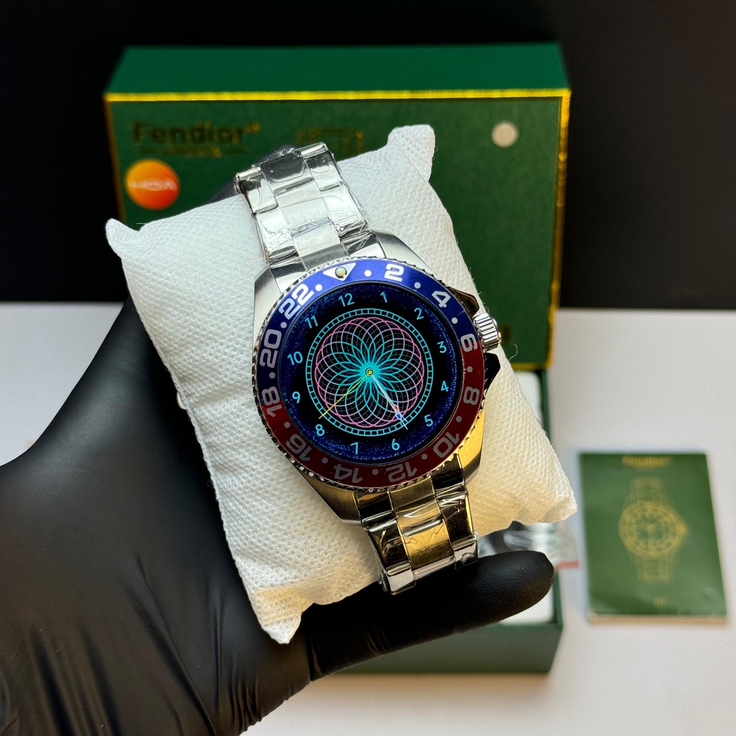 Smartwatch Luxury Dual Color FENDIOR R1 Bezzel Edition Smart Watch