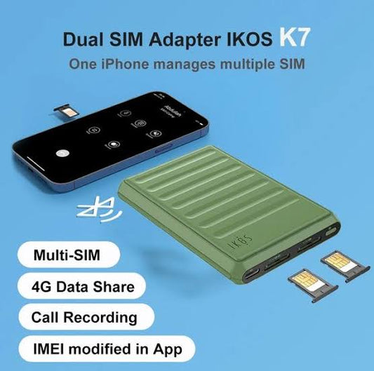 IKOS K7 Device For Non PTA and Jv iphones Dual sim with 4G Support